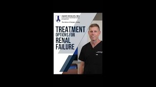 Renal Failure Treatment Options Dialysis  Kidney Transplant Explained #shorts