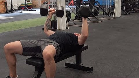 Dumbbell Press with External Rotation