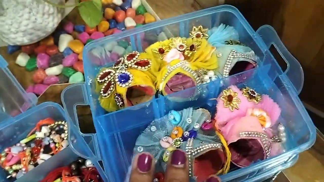 Laddu Gopal Ji Ki Wardrobe Tour 💛✨