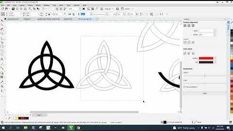 Corel Draw Tips & Tricks Draw a Celtic Knot part 4 save a few steps