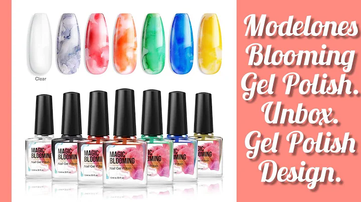 Modelones Blooming Gel Polish. Unbox. Gel Polish Design.