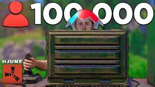 i played rust in front of 100,000 viewers and this happened...