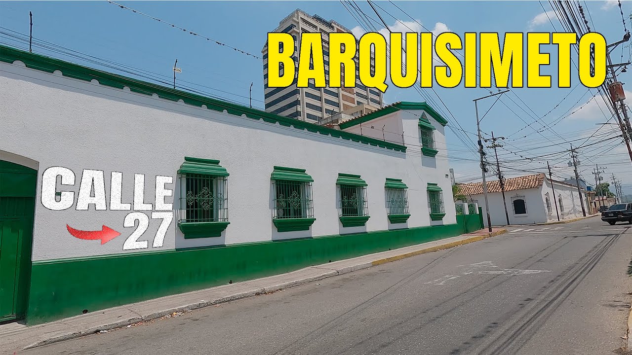 LA 27, una calle poca concurrida en Barquisimeto, Venezuela