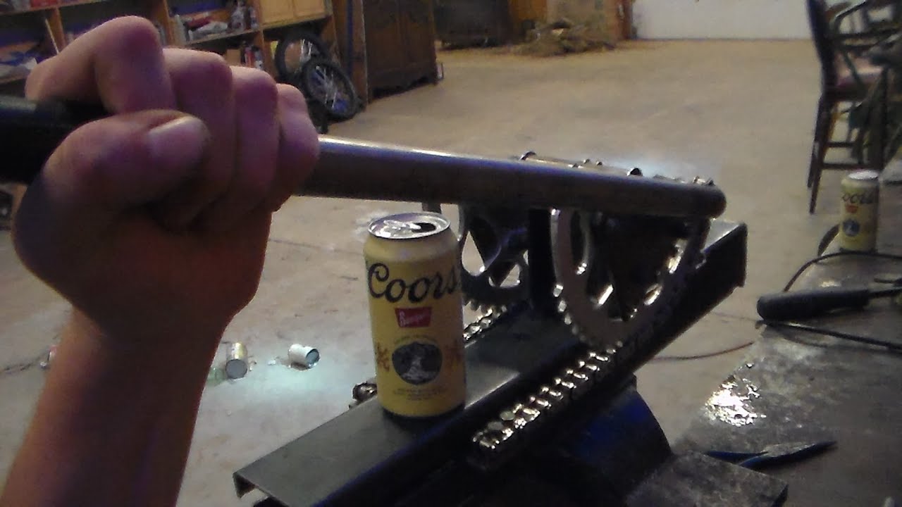 BEER CAN CRUSHER YouTube