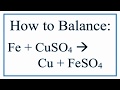 Balancing Chemical Equations Concepts