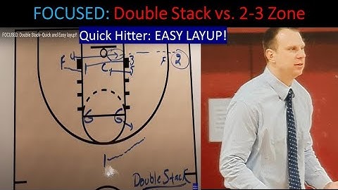 FOCUSED: Double Stack vs. 2-3 Zone--Quick and Easy layup!!