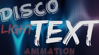 How To Make Disco Light Text Animation in Vn App || Vn Tutorial screenshot 2