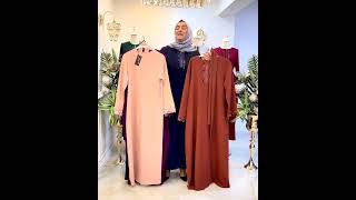 Tesettür Elbise Henna Lacivert - Büyük Beden Tesettür Elbiseler 2022