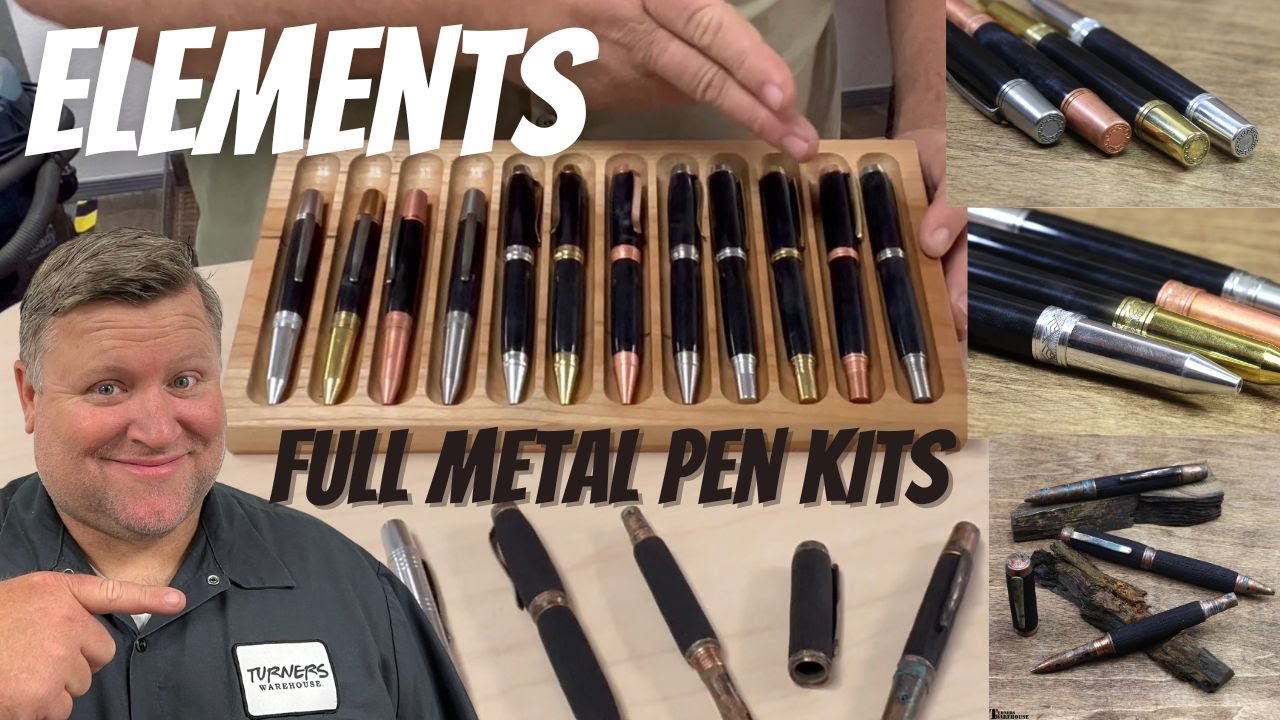 Elements All Metal Pen Kits Line 