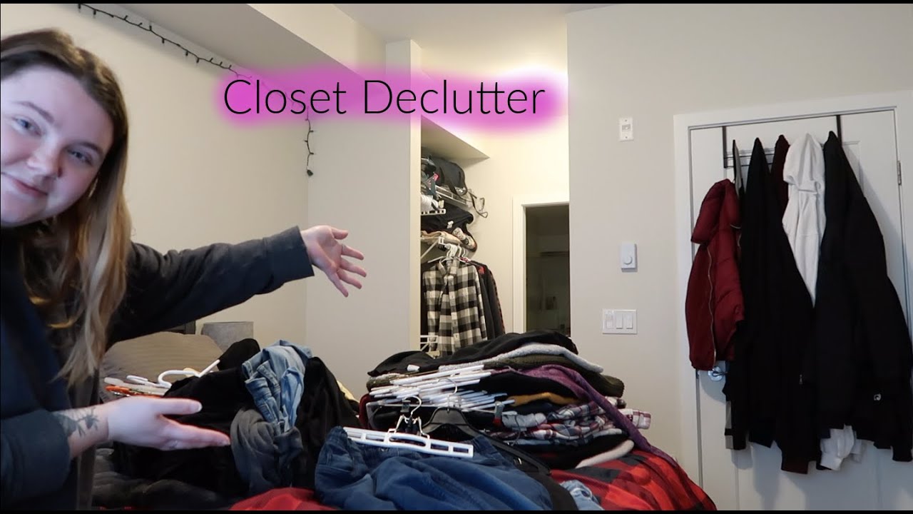 MAJOR CLOSET DECLUTTER || Spring Cleaning - YouTube