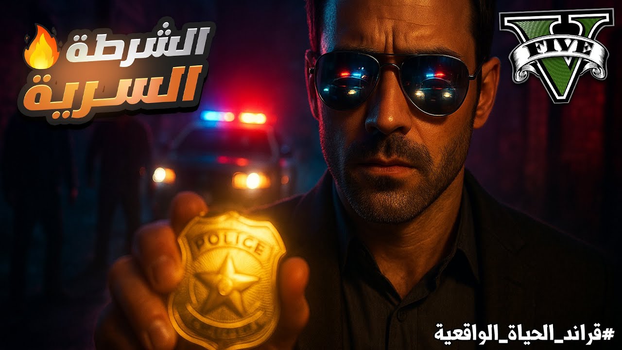 قراند 5 الحياة الواقعية | اشتغلت ضابط مباحث وبقيت مخبر للشرطة!! 🕵