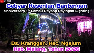 Kesenian Bantengan An 1ᵗʰ LEMBU POYANG PAYINGAN LIGHTING Ds. Kranggan, Kec. Ngajum, Kab. Malang 2026