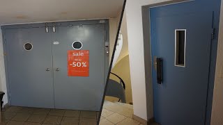 Deux Ascenseurs Modernisés Par Schindler À Traction Sans Portes Intérieures