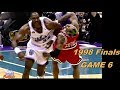 Karl malone vs dennis rodman 1998 finals game 6 wrestling game  6th championship