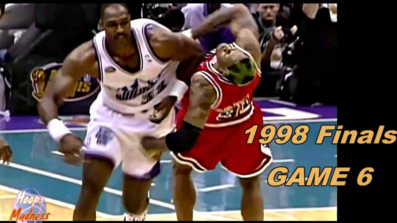Michael Jordan takes on Karl Malone and the Utah JAZZ - 1998