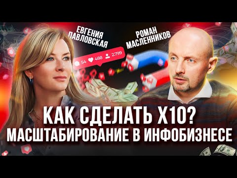 Стратегия МАСШТАБИРОВАНИЯ в инфобизнесе | Как БЫСТРО вырасти в деньгах? Роман Маслеников