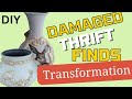 HOW TO: What to do with Those Damaged Thrift Store Finds - Upcycling for Easter = Go Thrifting