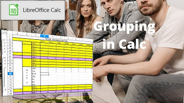 Grouping in LibreOffice Calc. Group and Outline