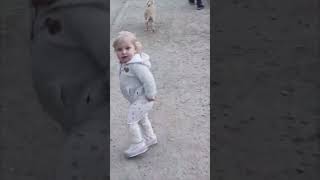 Precious Child Performs Elderly Person Impression