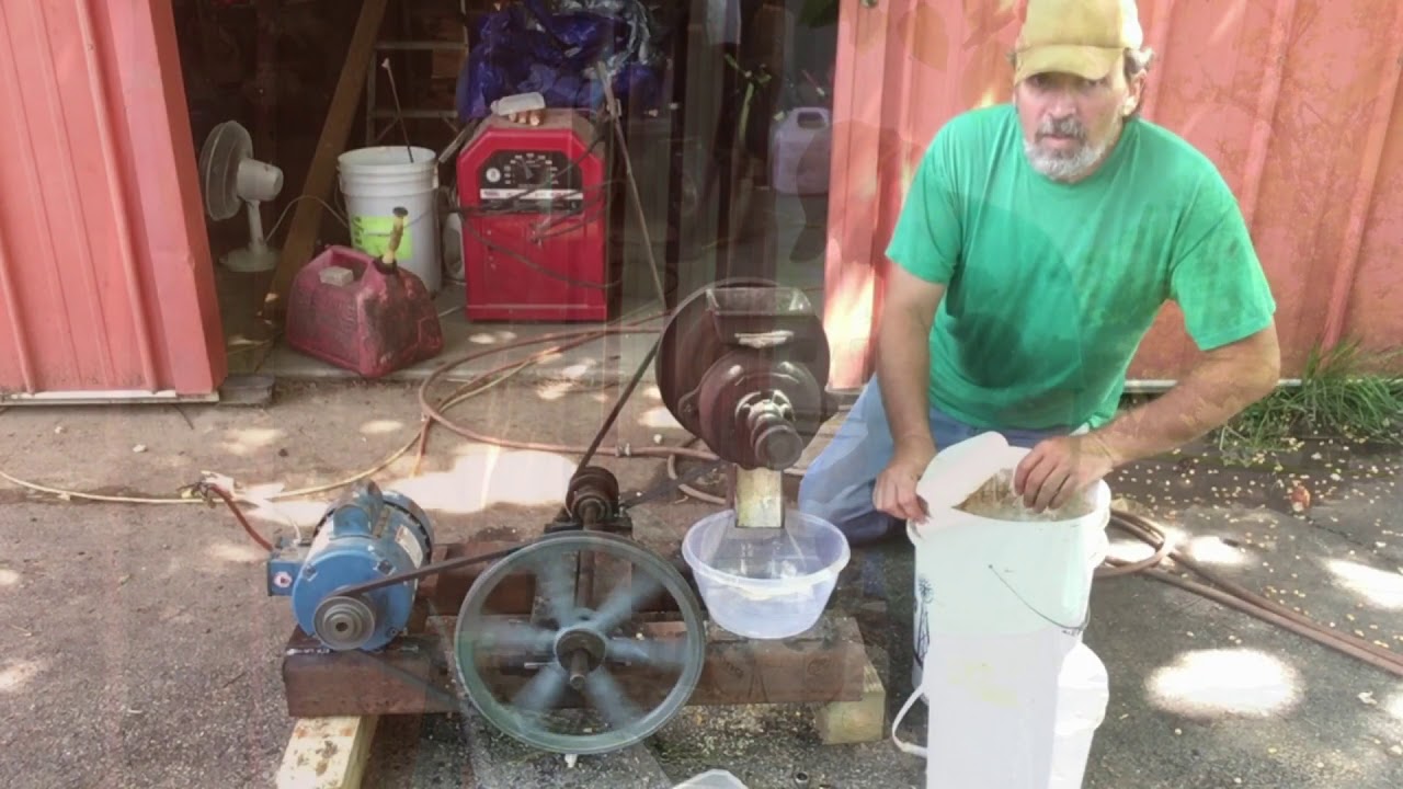 Homemade Livestock Corn Grinder