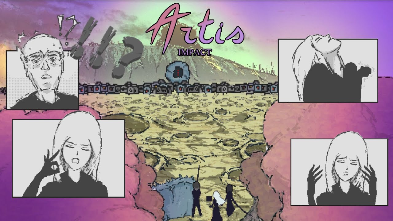 Артис Импакт - годная RPG с красивым пиксель артом и морем приколов | Artis impact стрим 1