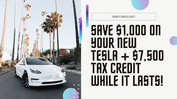 Tesla Referral Program! Save $1,000 on Your Tesla Now!