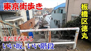 東京街歩き　板橋区徳丸のスリバチ地形を楽しむ（あと、足立の珍寺）