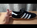 Обзор кроссовок adidas hamburg black (черные ).  Как отличить от подделки .