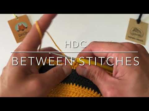 HDC Between Stitches Tutorial