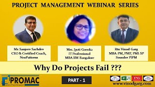 WHY PROJECTS FAIL (PMP)® || PROJECT MANAGEMENT || PMI || PART-1