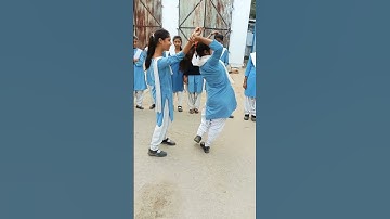 Self defence training || govt girls high school ramana gaya || #shorts #funny #viral #motivation