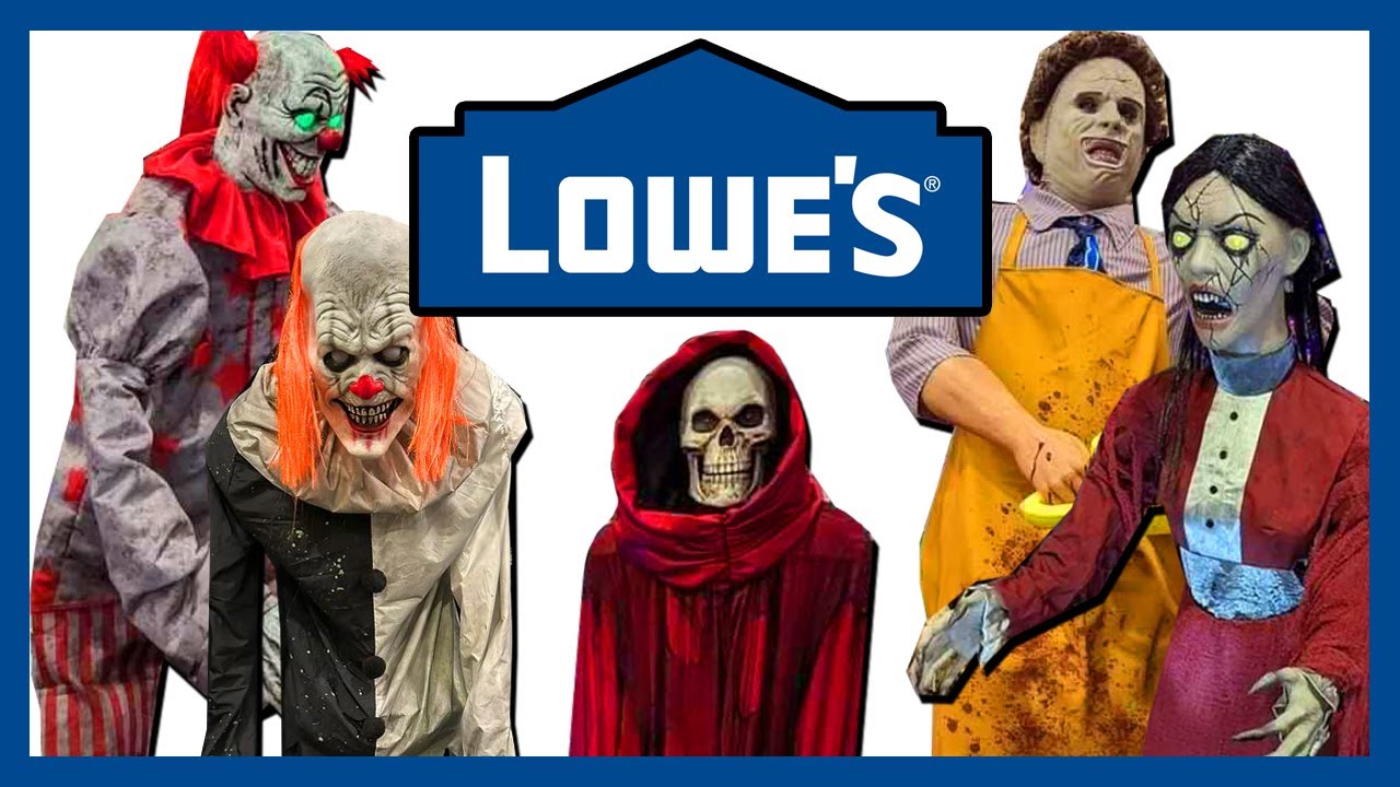 MORE Lowes Halloween 2023 ANIMATRONIC LEAKS | Teddy Bear Clown, 9ft Zombie Groundbreaker, & MORE