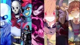 Download lagu Stronger Than You - Sans, Papyrus, Undyne, Mettaton, Chara, Asgore & Frisk