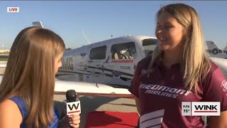 Paragon flight team soars high pilots instruct young girls