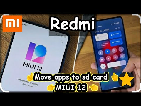 How To Move Apps To Sd Card For Redmi Mobile Phones In Miui12 Youtube