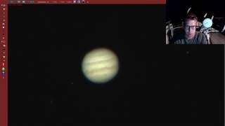 Livestream J.W.Astronomy [Jupiter &amp; Moon Live through my Telescope]