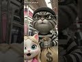 القطة مياو ضاعت في القطار والحرامي حاول يخطفها Shorts 