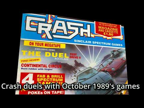 Crash Issue 69 - Top 10 ZX Spectrum games from October 1989 - YouTube
