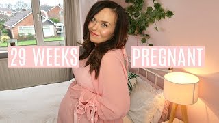 29 WEEKS PREGNANT - SYMPTOMS, HIGH WHITE BLOOD CELLS & 29 WEEK BUMP - PREGNANCY UPDATE