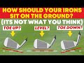 How should your irons sit on the ground its not what you think  golf tip