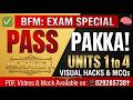 BFM Module A: 50+ Marks in 1 Shot! 🎯 Units 1-4 Visual Hacks & MCQs | CAIIB June 2026