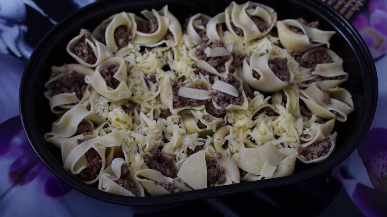 Конкильони. Фаршированные конкильони с сыром. Пальчики оближешь ...