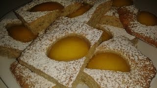 Как приготовить миндальное пирожное с персиком Как приготовить миндальное пирожное с персиком