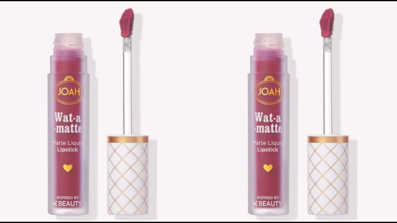 Joah Wat-A-Matte Liquid Lipstick Rose Berry | Lipstick Unboxing & Swatches