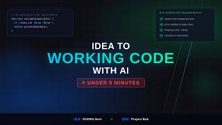 From Idea to Working Software in 5 Minutes Using IBM AI (DOORS Next AI + Project Bob)