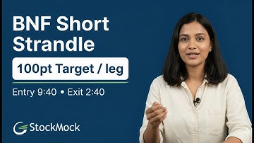 Backtesting Intraday BNF Short Strangle with 100pt Target