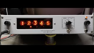 HP 5512A Electronic Counter 1969 Nixie test and teardown