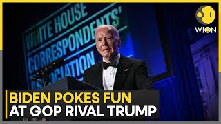 US President Joe Biden pokes fun at GOP rival Donald Trump's legal troubles | WION News by WION 340 views 1 hour ago 3 minutes, 5 seconds