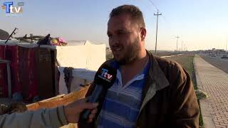 Suriyeli Aileler Kerkükte Çadırlarda Yaşıyor