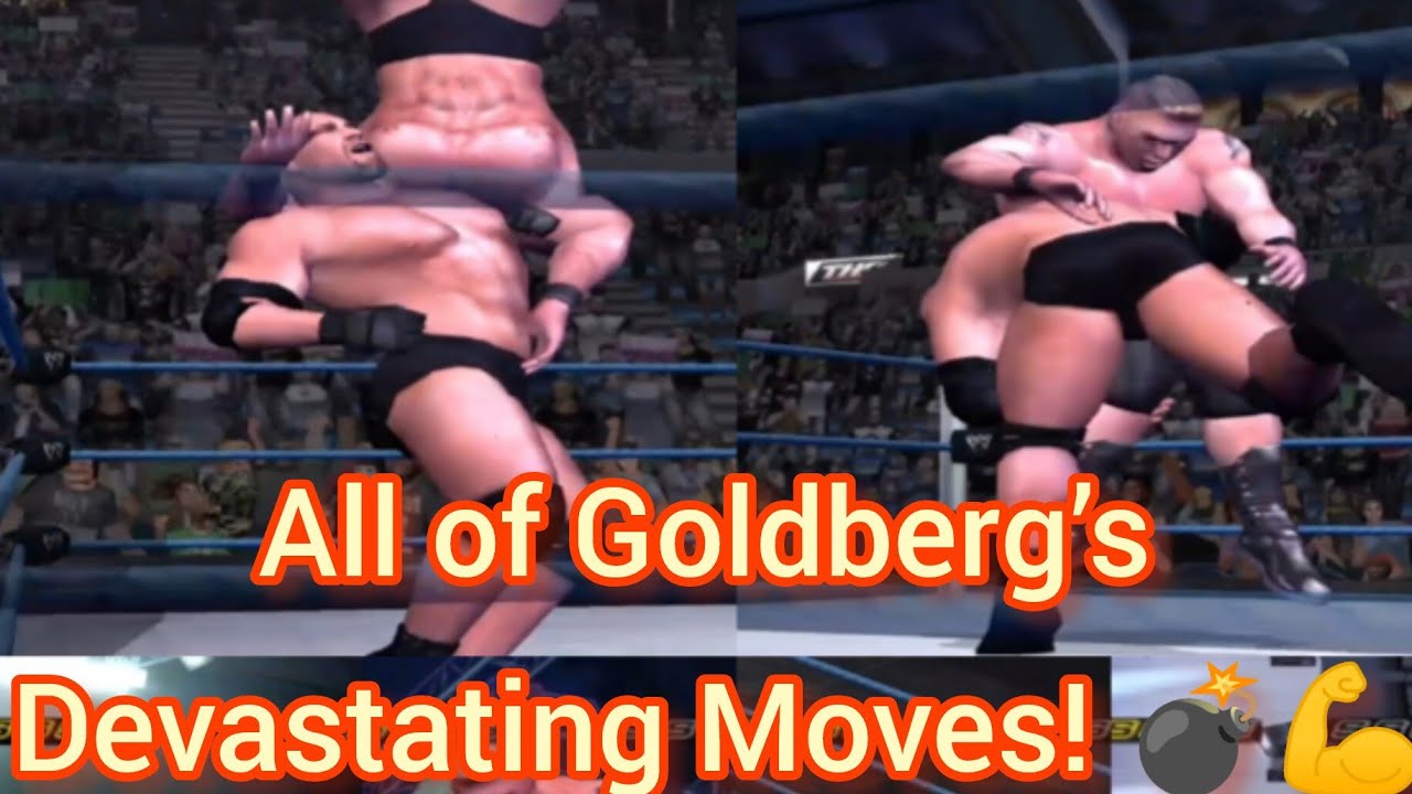 Goldberg Full Moveset & Finishers – SmackDown! Here Comes the Pain (PS2)